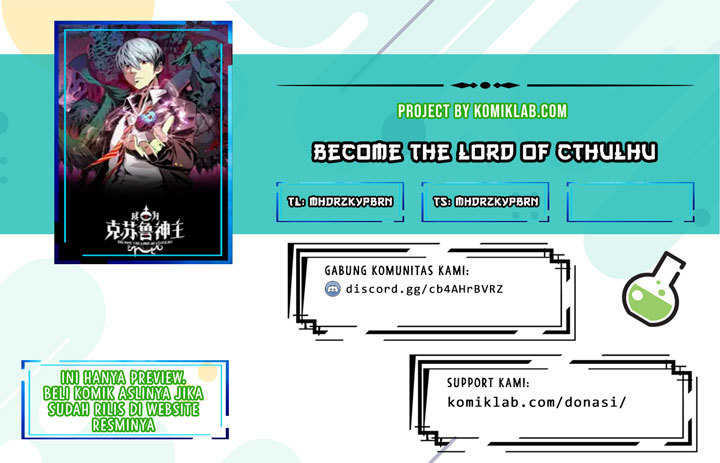 Become The Lord Of Cthulhu Chapter 01 Gambar 1