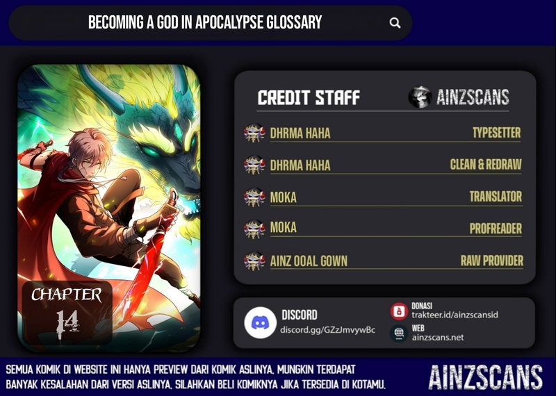 Becoming a God in Apocalypse Glossary Chapter 14 Gambar 1