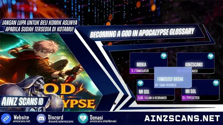 Becoming a God in Apocalypse Glossary Chapter 27 Gambar 1