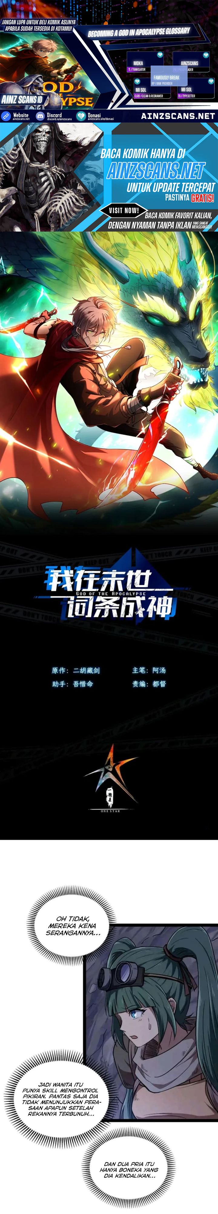 Becoming a God in Apocalypse Glossary Chapter 29 Gambar 1