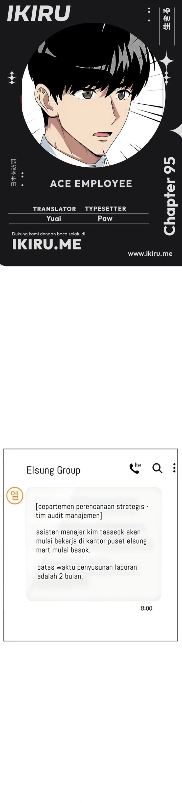 Becoming a Legendary Ace Employee Chapter 95 Gambar 1