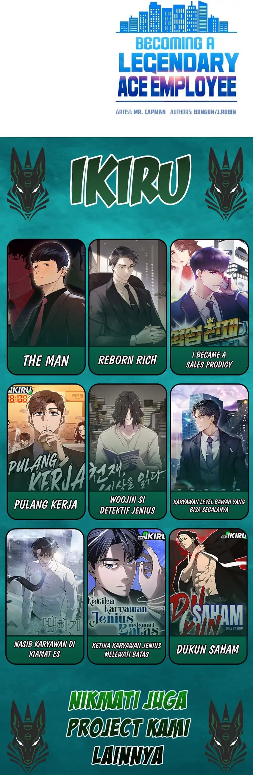 Becoming a Legendary Ace Employee Chapter 109 Gambar 54