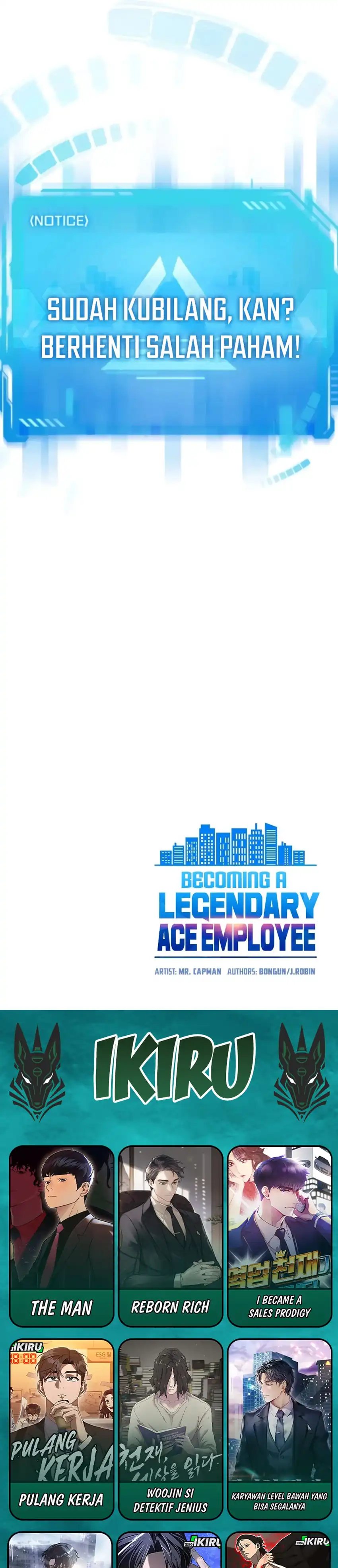 Becoming a Legendary Ace Employee Chapter 110 Gambar 39