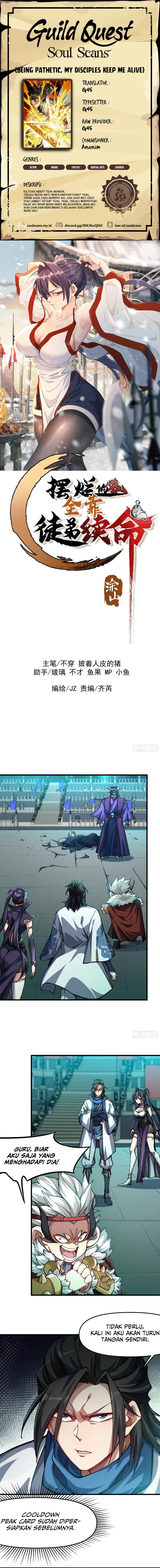 Being Pathetic, My Disciples Keep Me Alive Chapter 22 Gambar 1
