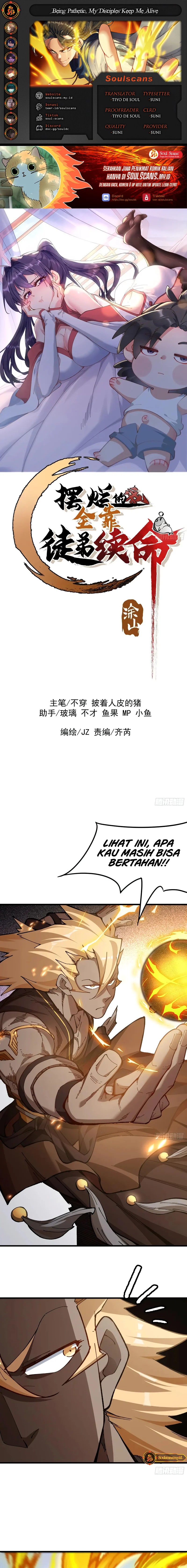 Being Pathetic, My Disciples Keep Me Alive Chapter 53 Gambar 1
