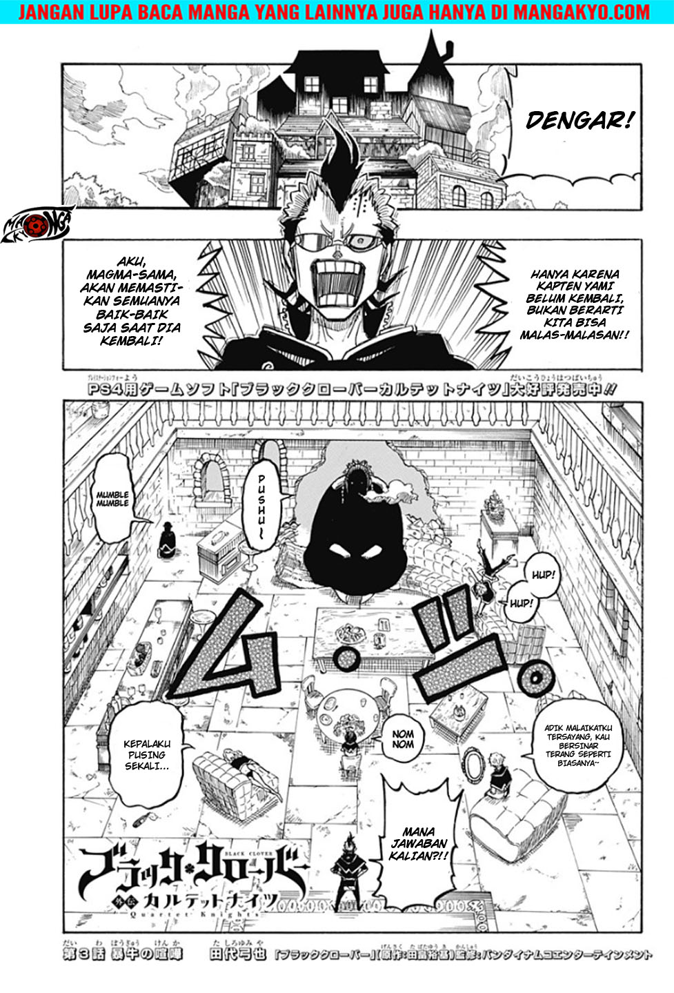 Black Clover Gaiden: Quartet Knights Chapter 03 Gambar 1