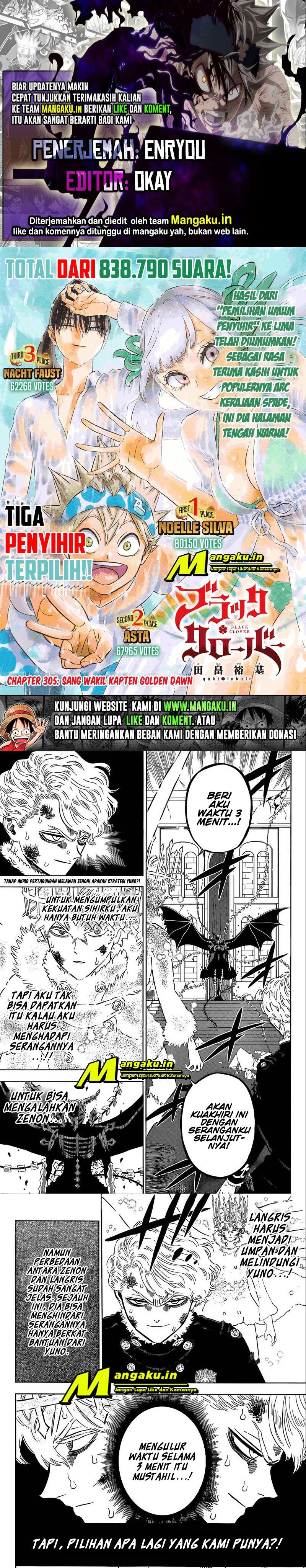 Black Clover Chapter 305 Gambar 1
