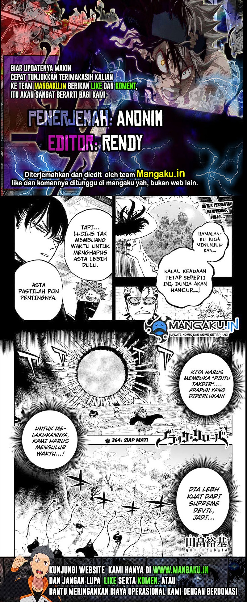 Black Clover Chapter 364 Gambar 1