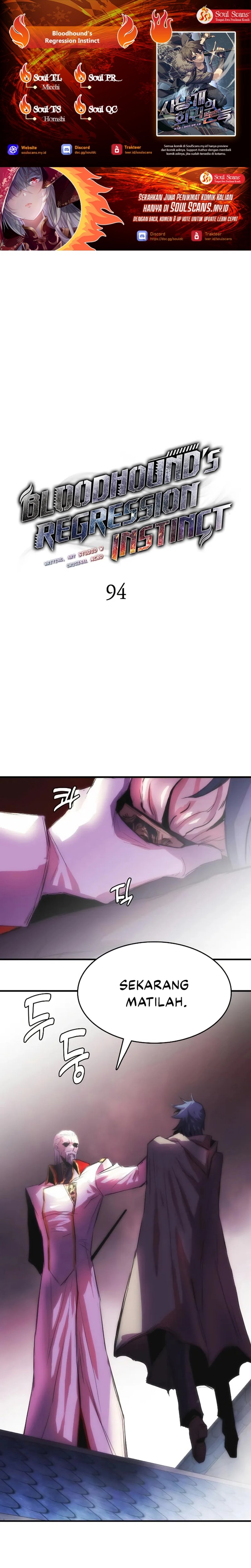 Bloodhound’s Regression Instinct Chapter 94 Gambar 1