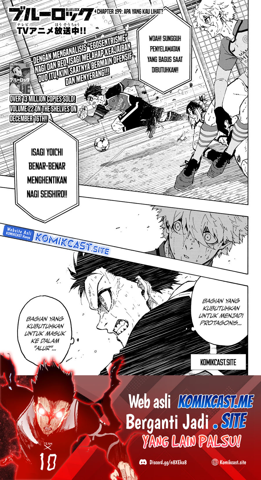 Blue Lock Chapter 199 Gambar 2