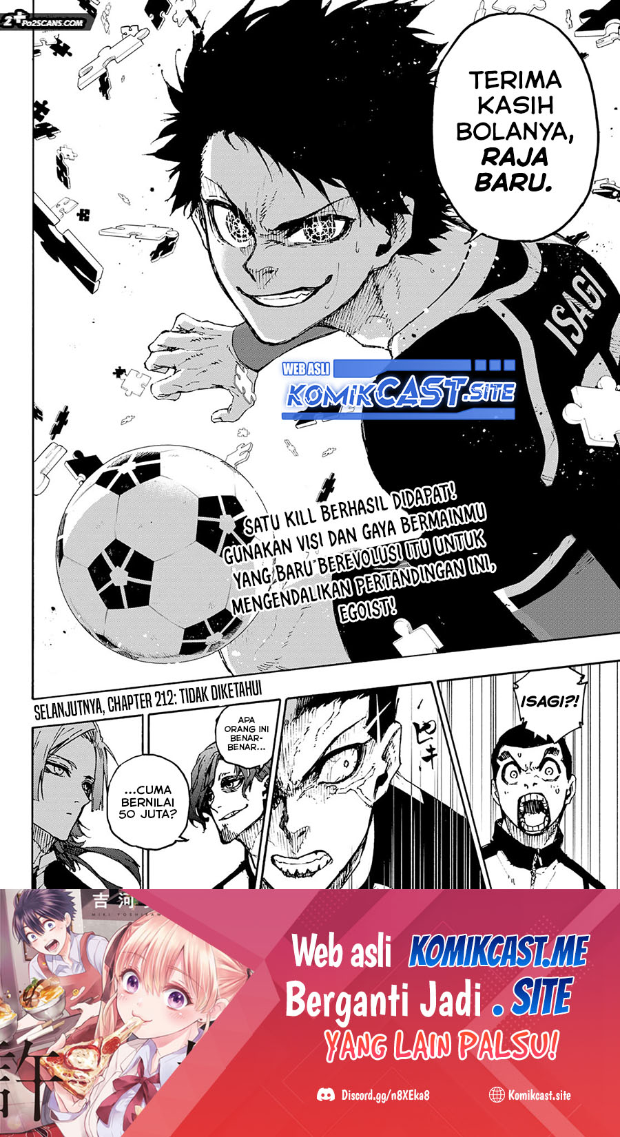 Blue Lock Chapter 211 Gambar 19