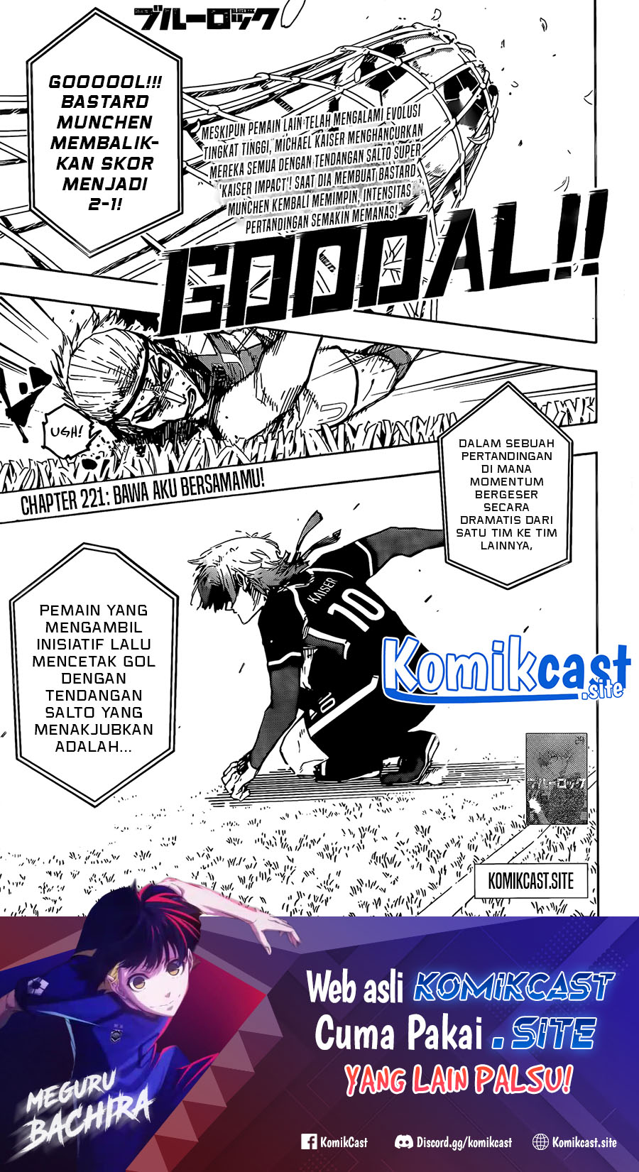 Blue Lock Chapter 221 Gambar 2