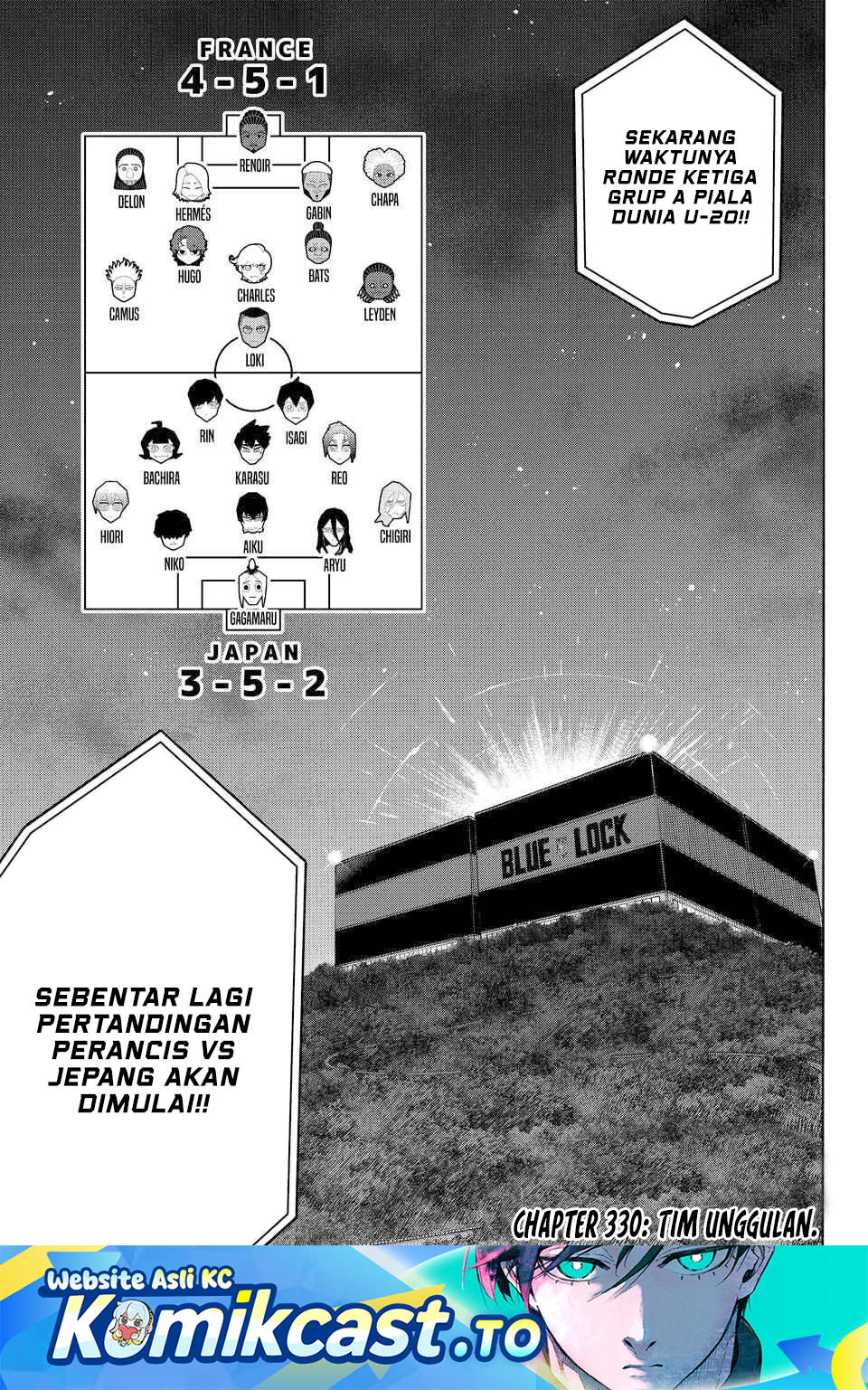 Blue Lock Chapter 330 Gambar 2