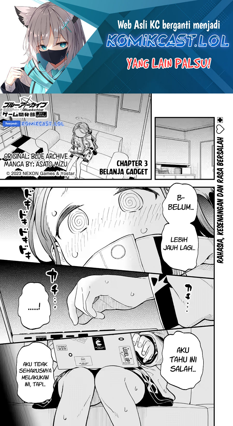 Blue Archive: The Adventure of Game Development Department! Chapter 03 Gambar 2