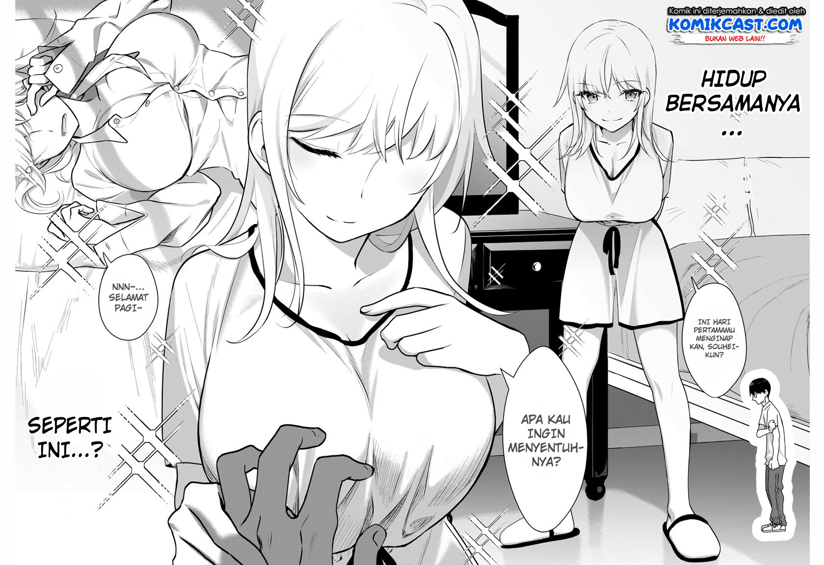 Bocchi no Boku ni Kyousei Kanojo ga Yattekita Chapter 01.2 Gambar 9