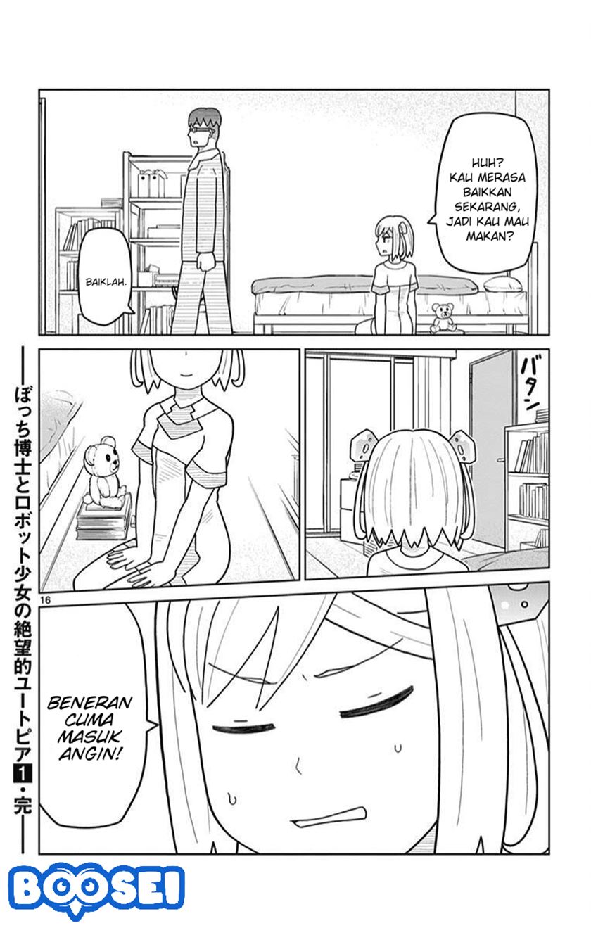 Bocchi Hakase to Robot Shoujo no Zetsubou Teki Utopia Chapter 17 Gambar 18