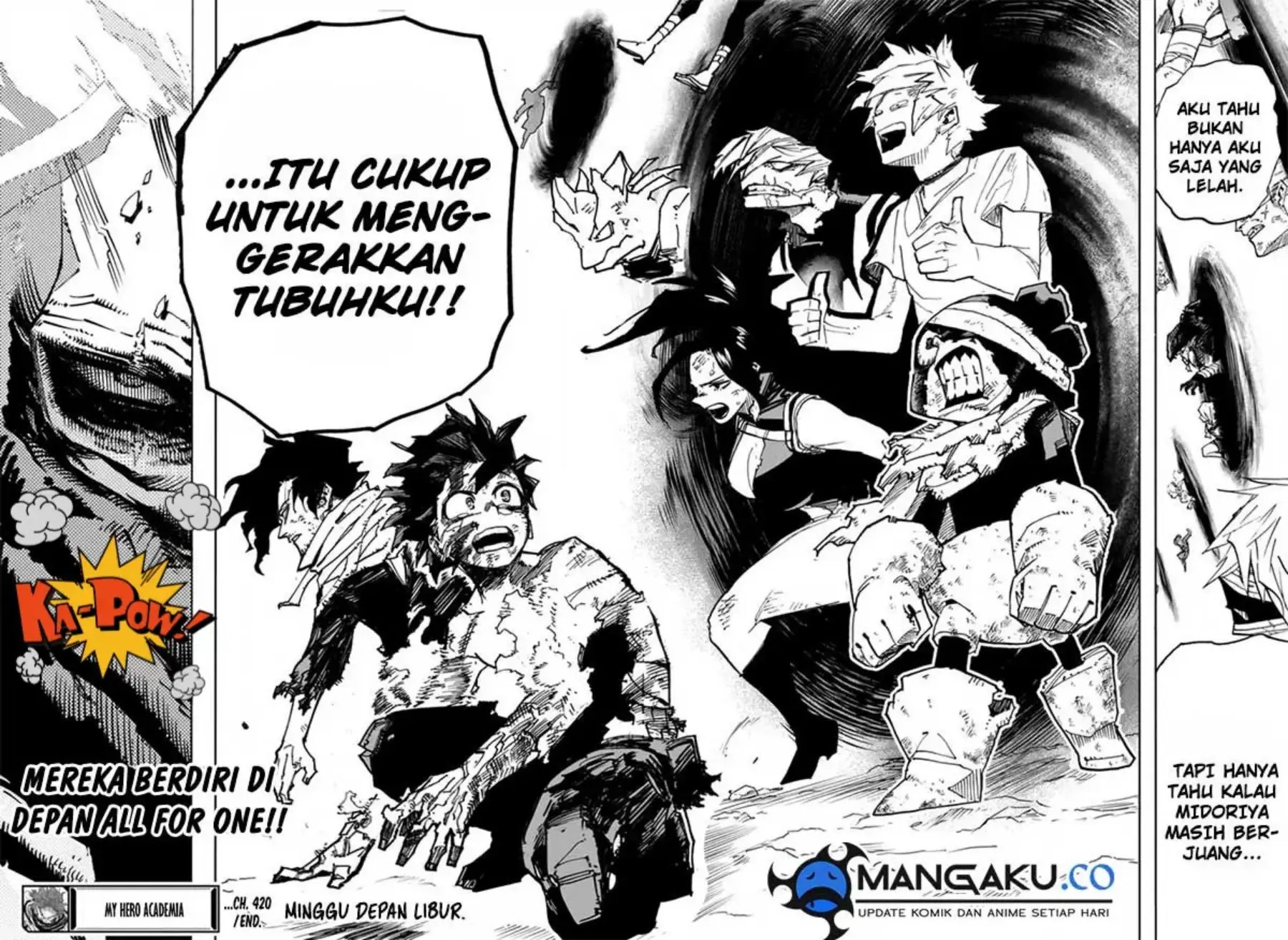 Boku no Hero Academia Chapter 420 Gambar 15