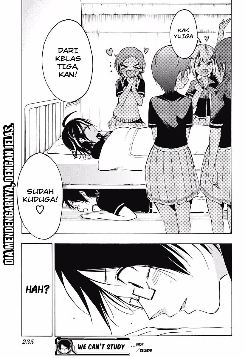 Bokutachi wa Benkyou ga Dekinai Chapter 25 Gambar 20