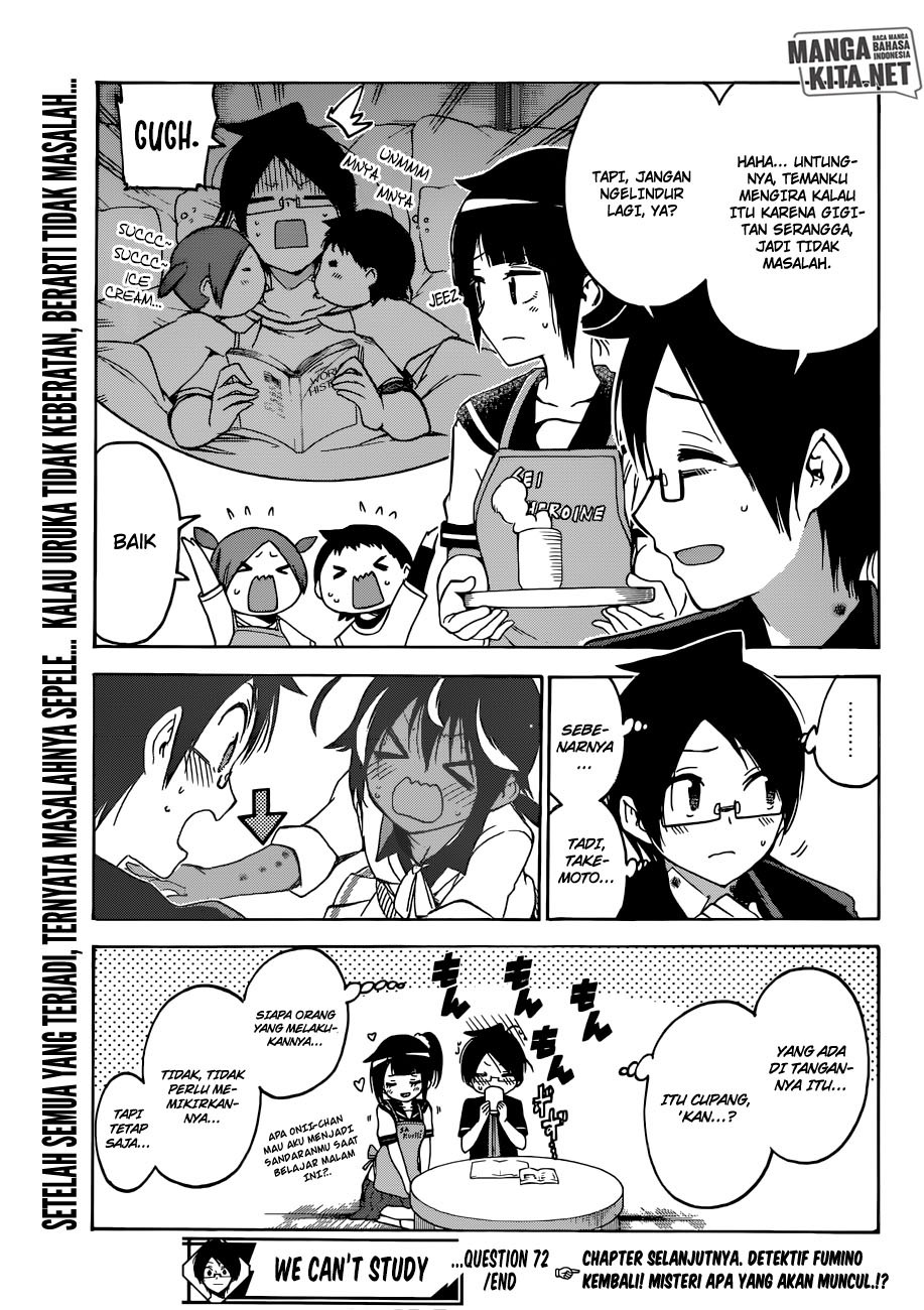 Bokutachi wa Benkyou ga Dekinai Chapter 72 Gambar 20