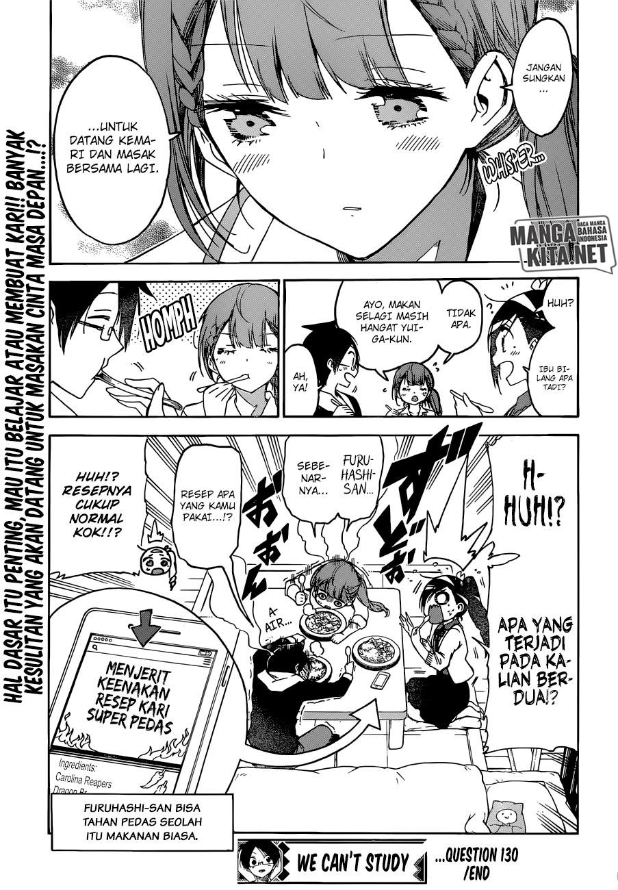 Bokutachi wa Benkyou ga Dekinai Chapter 130 Gambar 21