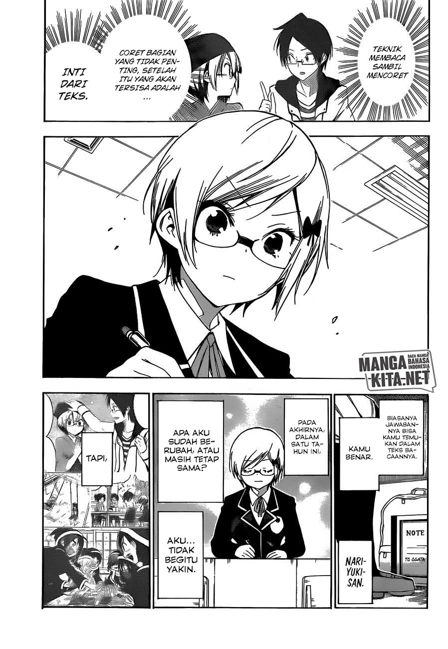 Bokutachi wa Benkyou ga Dekinai Chapter 140 Gambar 12