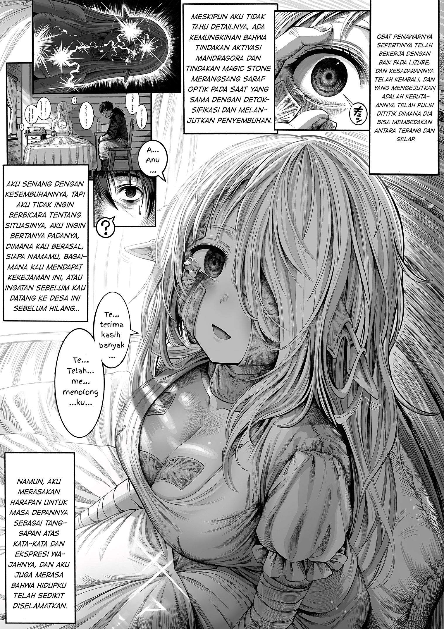Boroboro no Elf-san o Shiawaseni suru Kusuri Uri-san Chapter 20 Gambar 1