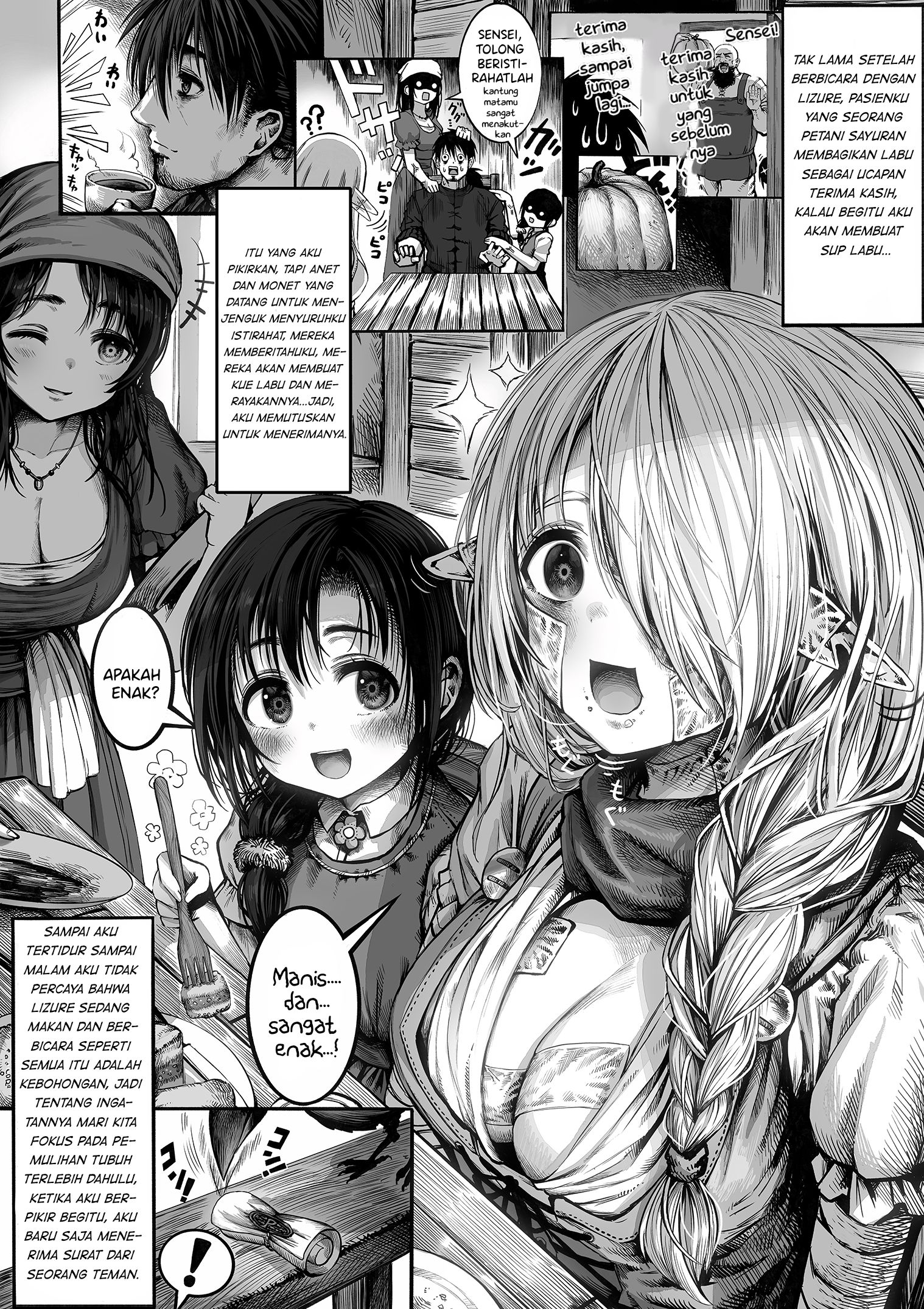 Boroboro no Elf-san o Shiawaseni suru Kusuri Uri-san Chapter 21 Gambar 1