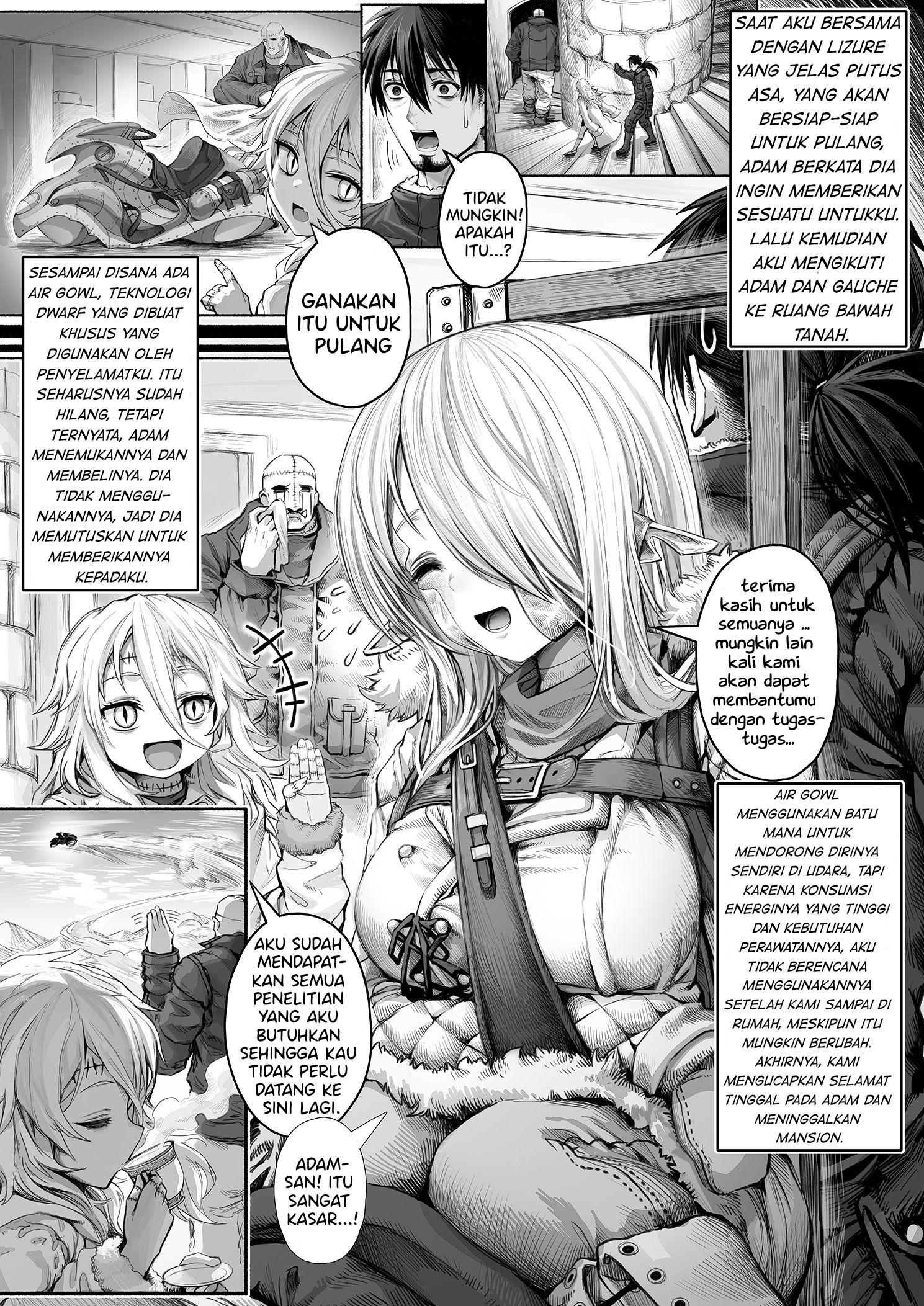 Boroboro no Elf-san o Shiawaseni suru Kusuri Uri-san Chapter 40 Gambar 1