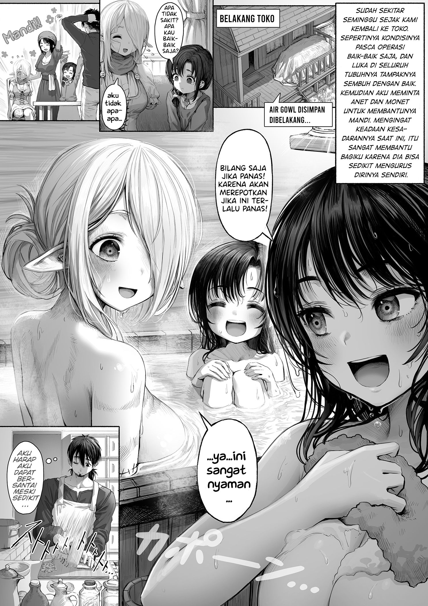 Boroboro no Elf-san o Shiawaseni suru Kusuri Uri-san Chapter 41 Gambar 1