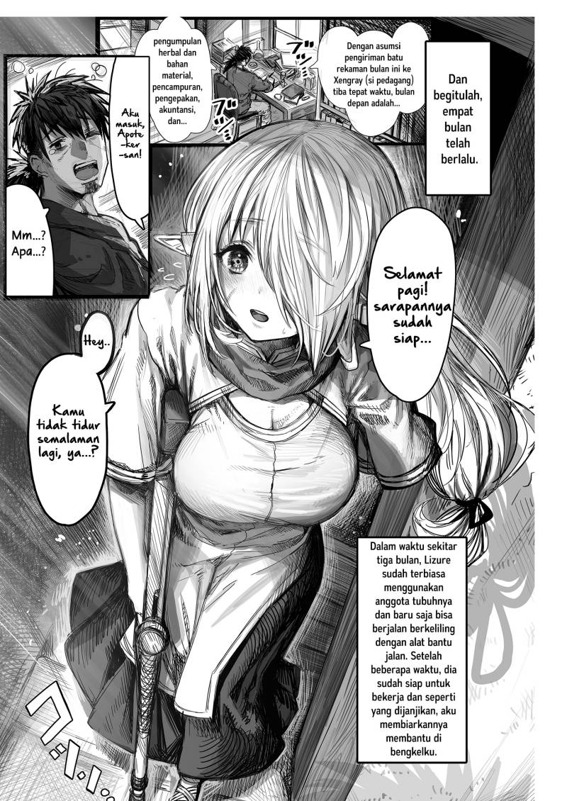 Boroboro no Elf-san o Shiawaseni suru Kusuri Uri-san Chapter 60 Gambar 5