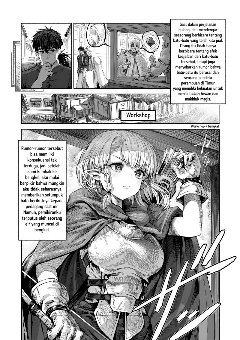 Boroboro no Elf-san o Shiawaseni suru Kusuri Uri-san Chapter 62 Gambar 1