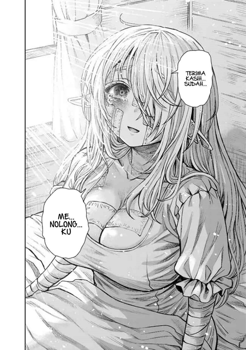 Boroboro no Elf-san wo Shiawase ni Suru Kusuriuri-san Chapter 05 Gambar 16