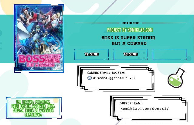 Boss Is Super Strong, but a Coward Chapter 04 Gambar 1