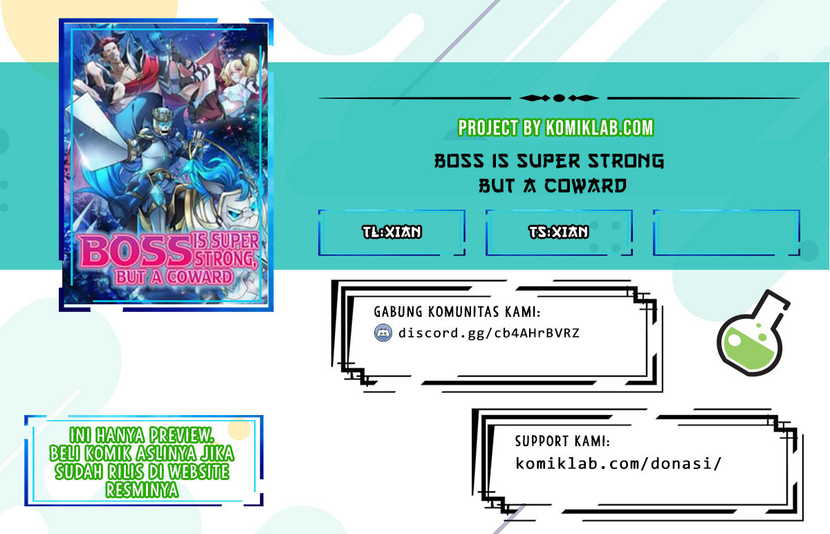 Boss Is Super Strong, but a Coward Chapter 06 Gambar 1