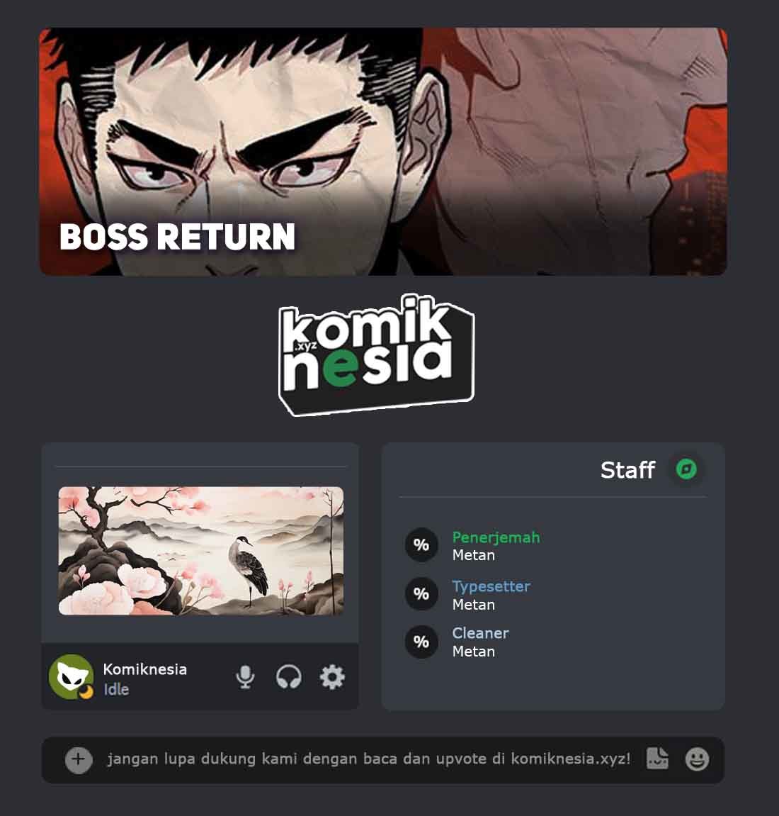 Boss Return Chapter 17 Gambar 1