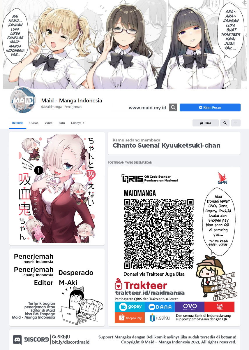 Chanto Suenai Kyuuketsuki-chan Chapter 09 Gambar 2