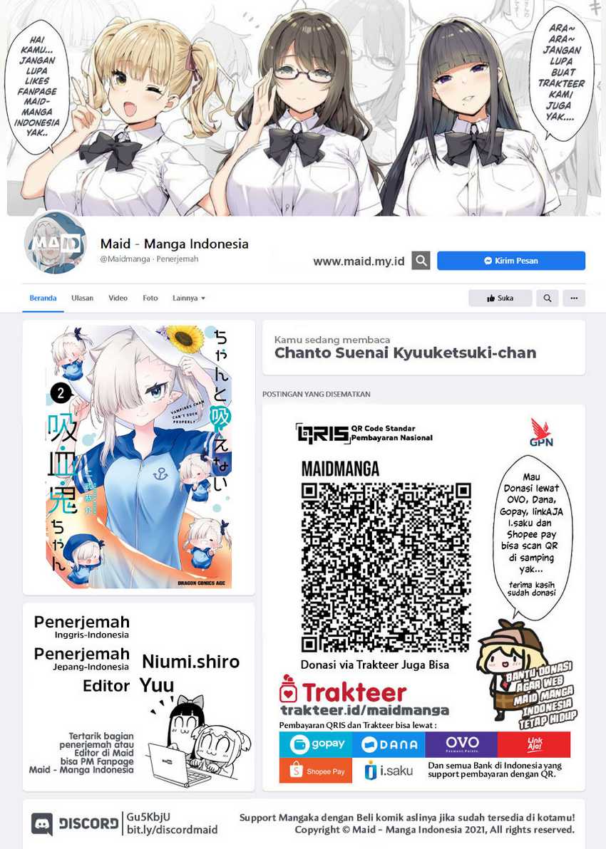 Chanto Suenai Kyuuketsuki-chan Chapter 15 Gambar 2