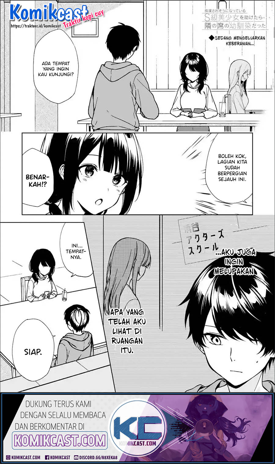 Chikan Saresou ni Natteiru S-kyuu Bishoujo wo Tasuketara Tonari no Seki no Osanajimi datta Chapter 33.1 Gambar 2
