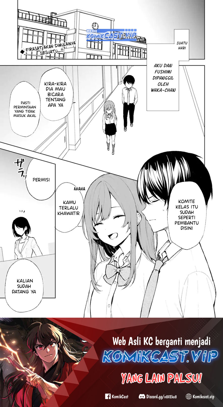 Chikan Saresou ni Natteiru S-kyuu Bishoujo wo Tasuketara Tonari no Seki no Osanajimi datta Chapter 46 Gambar 2