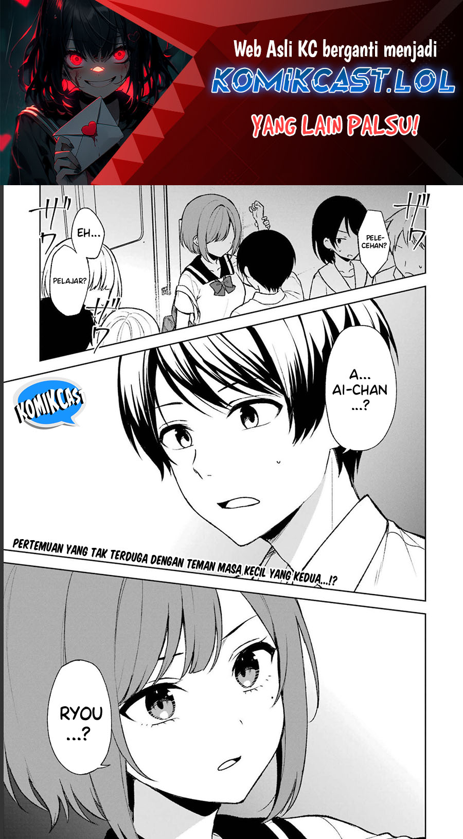 Chikan Saresou ni Natteiru S-kyuu Bishoujo wo Tasuketara Tonari no Seki no Osanajimi datta Chapter 52 Gambar 2
