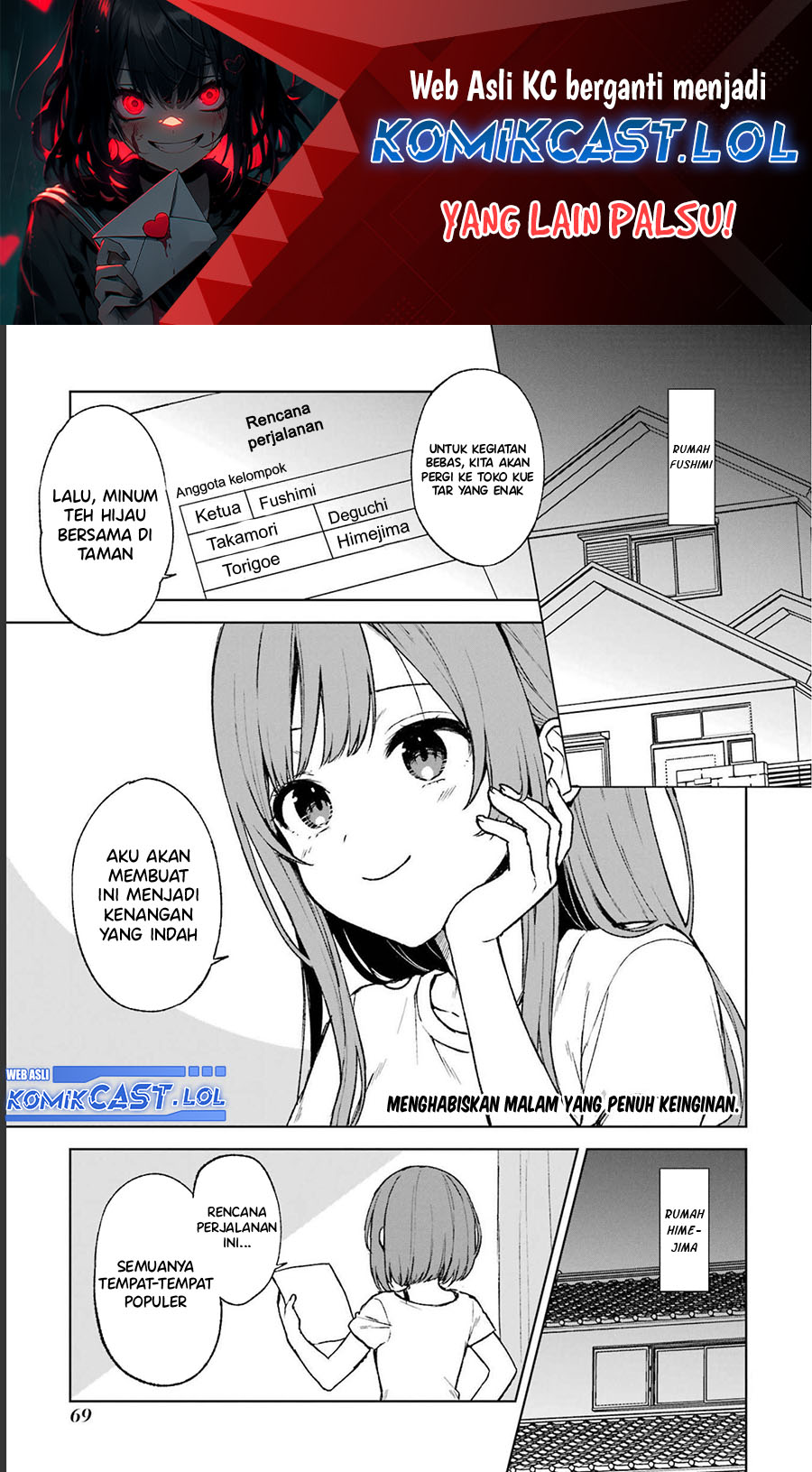 Chikan Saresou ni Natteiru S-kyuu Bishoujo wo Tasuketara Tonari no Seki no Osanajimi datta Chapter 56 Gambar 2