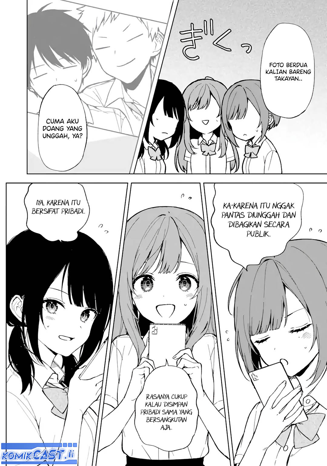 Chikan Saresou ni Natteiru S-kyuu Bishoujo wo Tasuketara Tonari no Seki no Osanajimi datta Chapter 65 Gambar 13