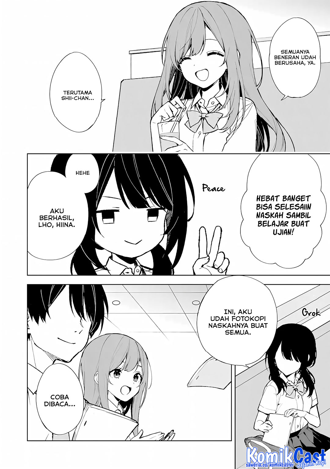Chikan Saresou ni Natteiru S-kyuu Bishoujo wo Tasuketara Tonari no Seki no Osanajimi datta Chapter 74 Gambar 5
