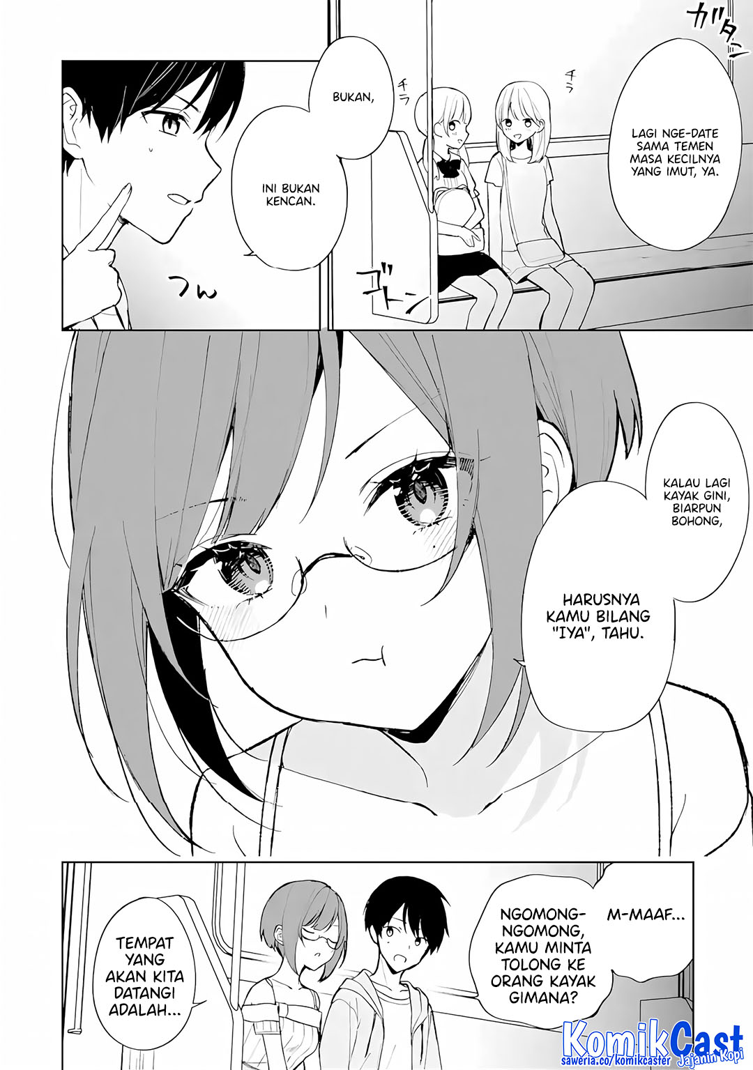 Chikan Saresou ni Natteiru S-kyuu Bishoujo wo Tasuketara Tonari no Seki no Osanajimi datta Chapter 74 Gambar 23