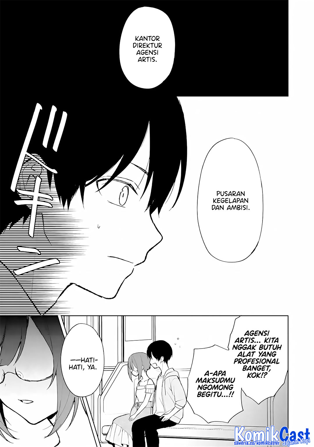 Chikan Saresou ni Natteiru S-kyuu Bishoujo wo Tasuketara Tonari no Seki no Osanajimi datta Chapter 74 Gambar 24