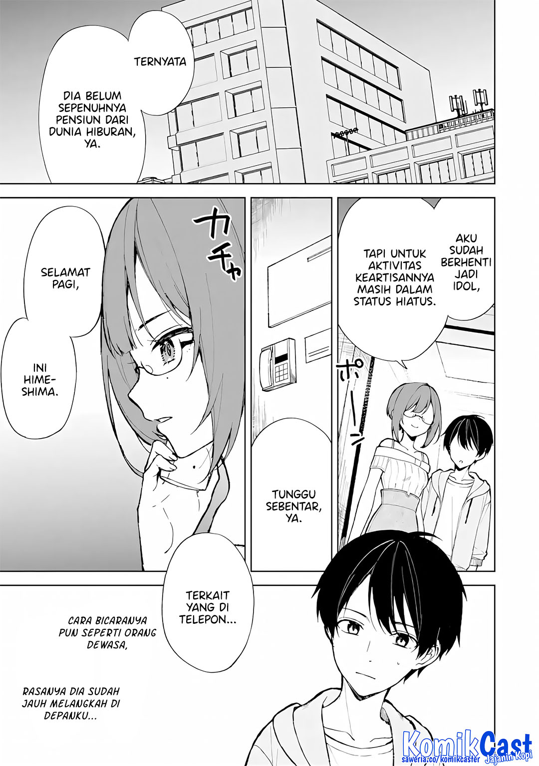 Chikan Saresou ni Natteiru S-kyuu Bishoujo wo Tasuketara Tonari no Seki no Osanajimi datta Chapter 75 Gambar 4