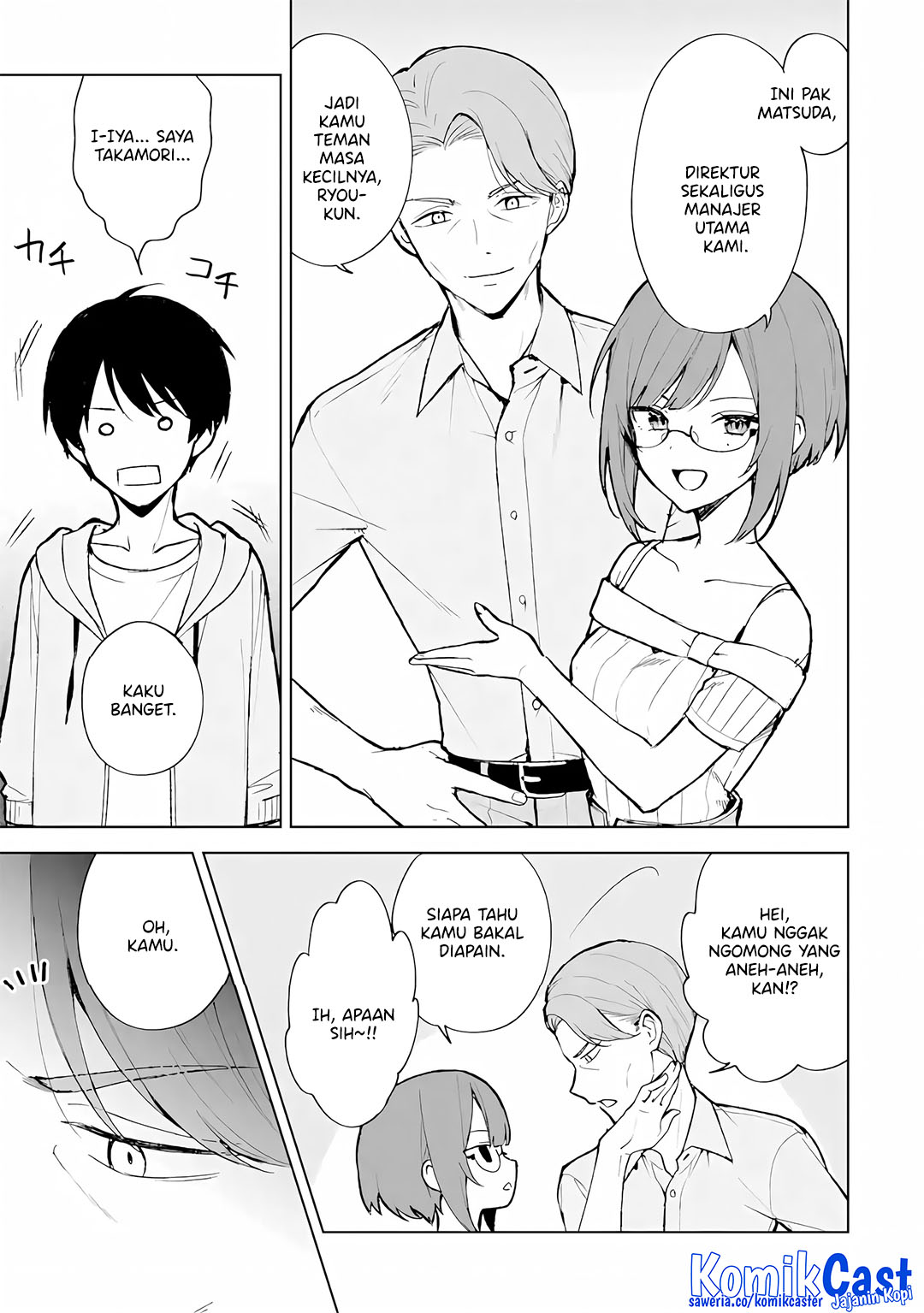 Chikan Saresou ni Natteiru S-kyuu Bishoujo wo Tasuketara Tonari no Seki no Osanajimi datta Chapter 75 Gambar 8