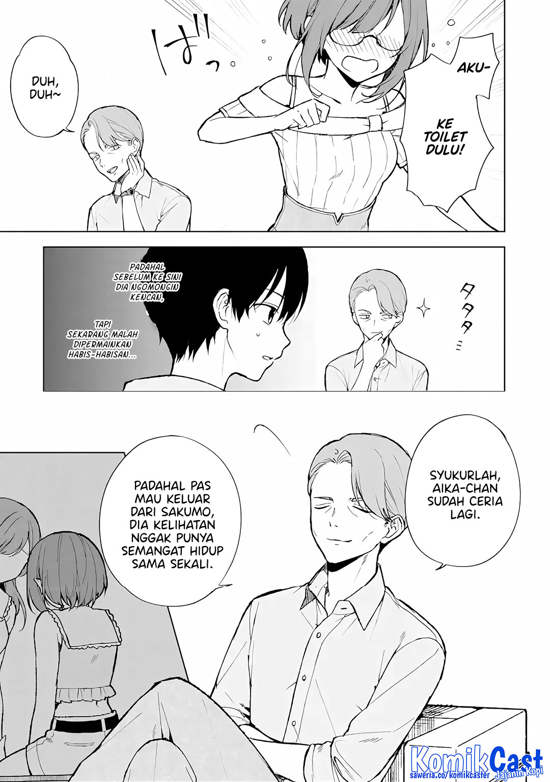Chikan Saresou ni Natteiru S-kyuu Bishoujo wo Tasuketara Tonari no Seki no Osanajimi datta Chapter 75 Gambar 16