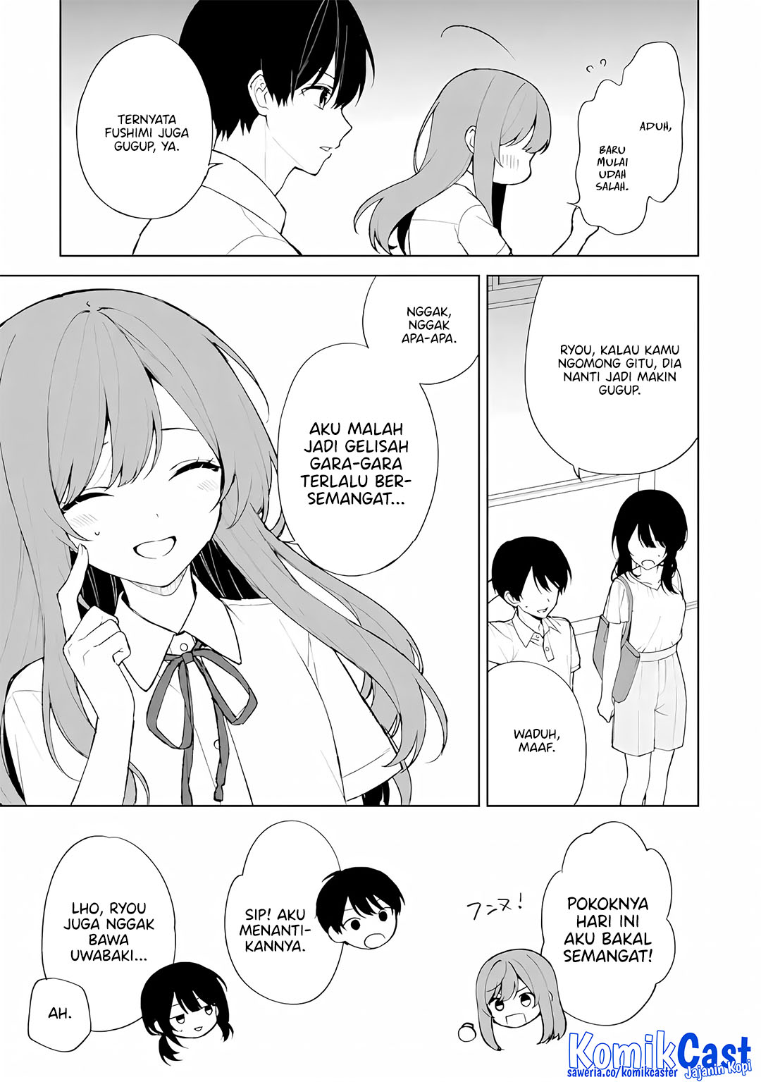 Chikan Saresou ni Natteiru S-kyuu Bishoujo wo Tasuketara Tonari no Seki no Osanajimi datta Chapter 77 Gambar 4
