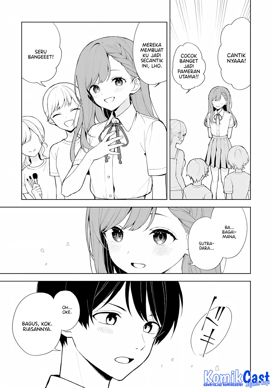 Chikan Saresou ni Natteiru S-kyuu Bishoujo wo Tasuketara Tonari no Seki no Osanajimi datta Chapter 77 Gambar 16